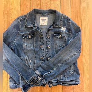 Distressed Jean jacket